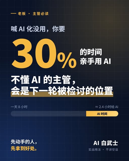 老板天天喊 AI 化，为什么真正会用的没几个？